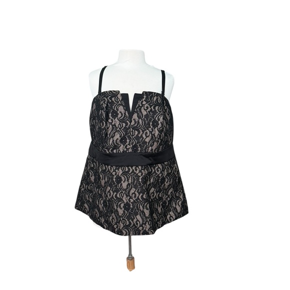 Torrid Dressy Black Sophie Chiffon Cami Plus Size 2X - Picture 1 of 7